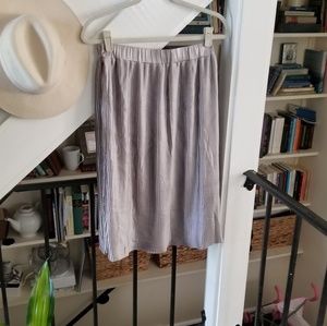 MNG Pleated Midi Skirt